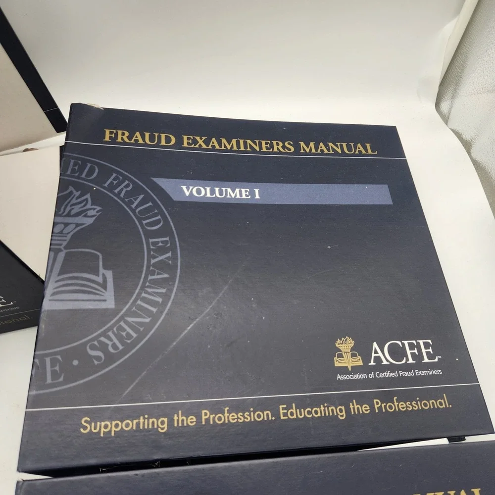 ACFE Fraud Examiner's Manuals Vols 1 & 2, 2008 Edition Fast Shipping